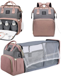 Diaper Travel Backpack with Changing Station