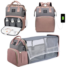 Diaper Travel Backpack with Changing Station