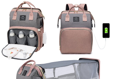 Diaper Travel Backpack with Changing Station