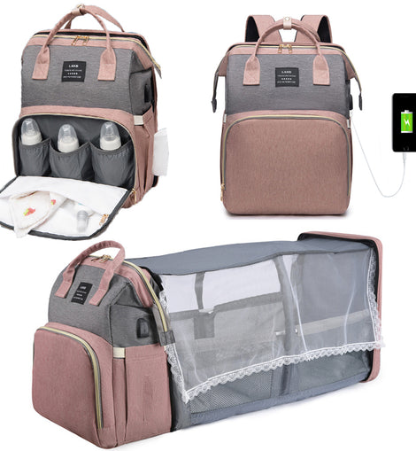 Diaper Travel Backpack with Changing Station